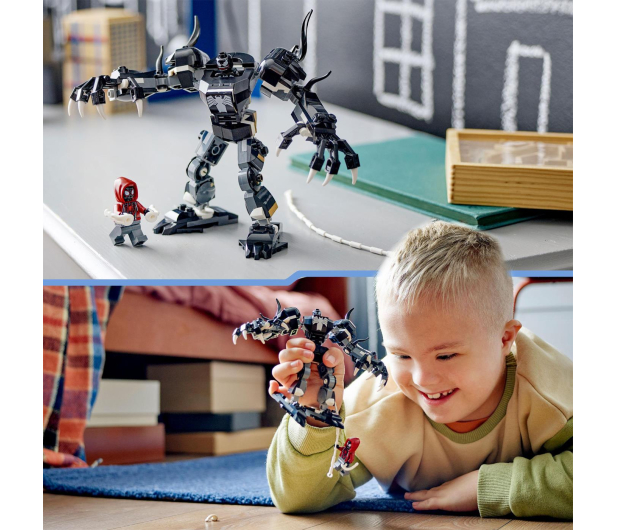 LEGO Marvel Super Heroes 76276 Mechaniczna zbroja Venom vs Miles Morales - 1202180 - zdjęcie 5